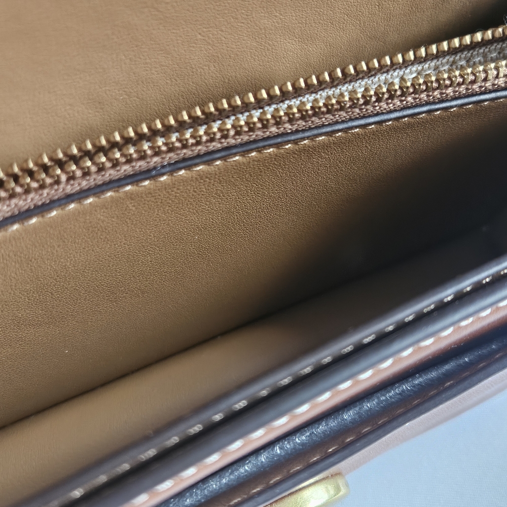 Coach Tabby 20 Shoulder Bag in Tan Brown - Picture 10 of 14